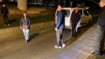 Bakırköy’de otomatik vitesli hafif ticari araç, seyir halindeyken bir anda