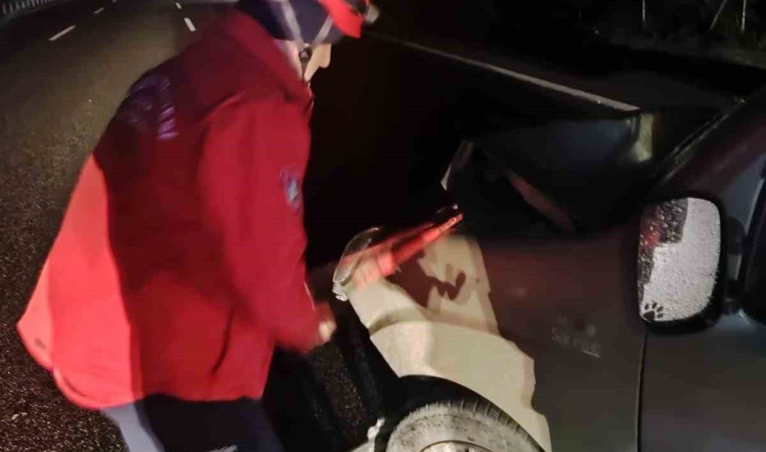 Balıkesir’de meydana gelen çift taraflı trafik kazasında 2 kişi yaralandı.