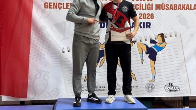 Bilecikli sporcu Doruk Yılmaz, Türkiye üçüncüsü oldu. Diyarbakır Seyrantepe Kapalı