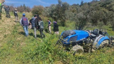 Bilecik’te meydana gelen traktör kazasında sürücü yaralandı. Kaza; Bilecik’in Osmaneli