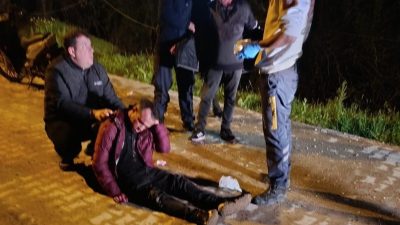 Bursa’nın İnegöl ilçesinde arazi meselesi nedeniyle çıkan baltalı ve sopalı