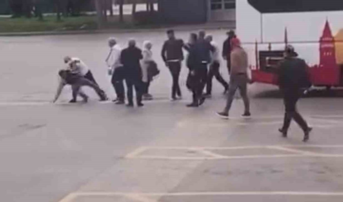 Bursa Şehirlerarası Otobüs Terminali’nde yolcu ile otobüs şoförü arasında çıkan