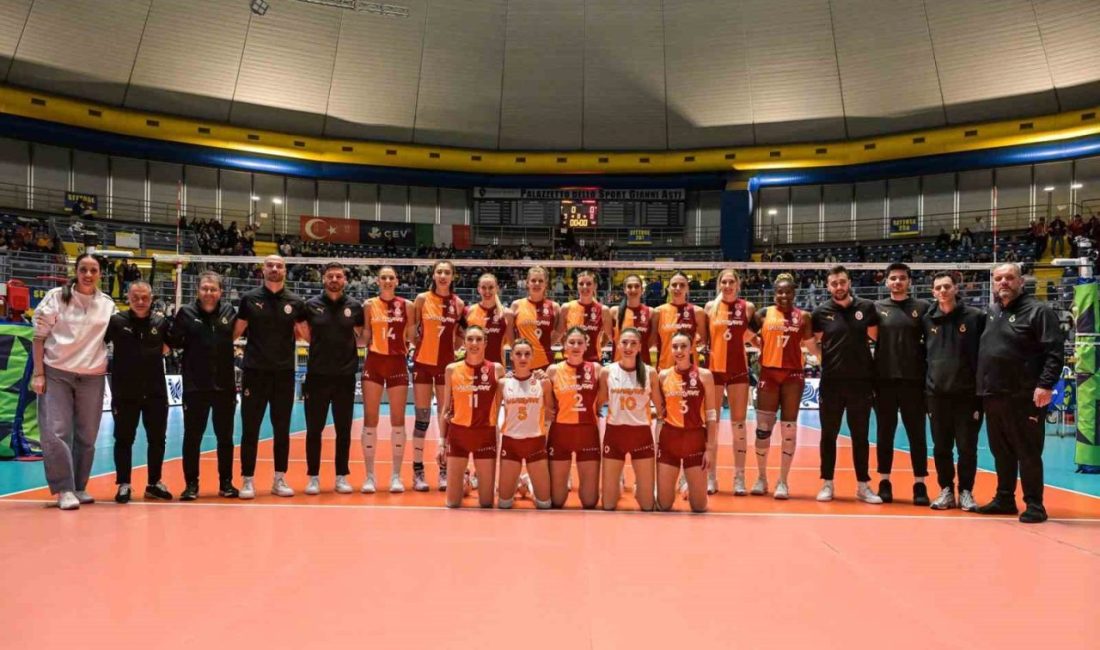 Galatasaray Daikin, 2026 CEV Kupası finalinin ilk maçında deplasmanda İtalya