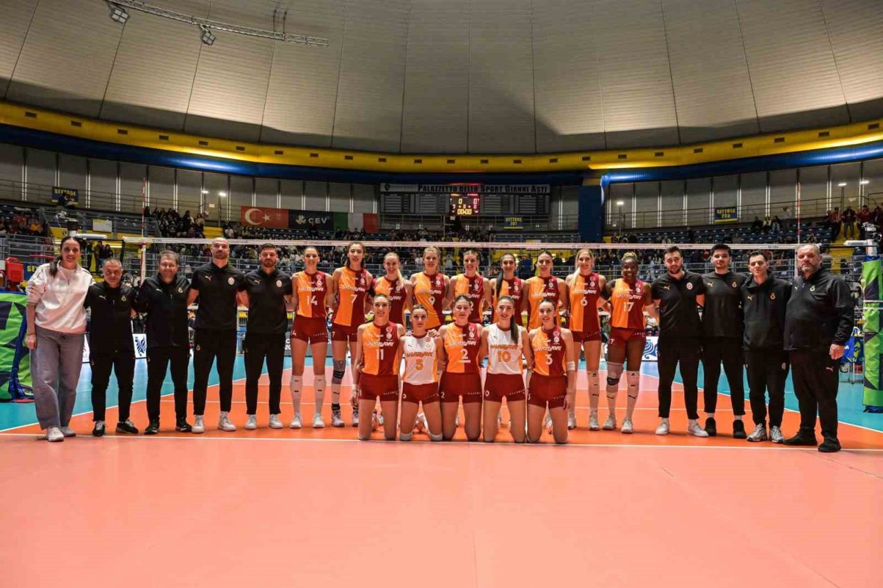 Galatasaray Daikin, 2026 CEV Kupası finalinin ilk maçında deplasmanda İtalya