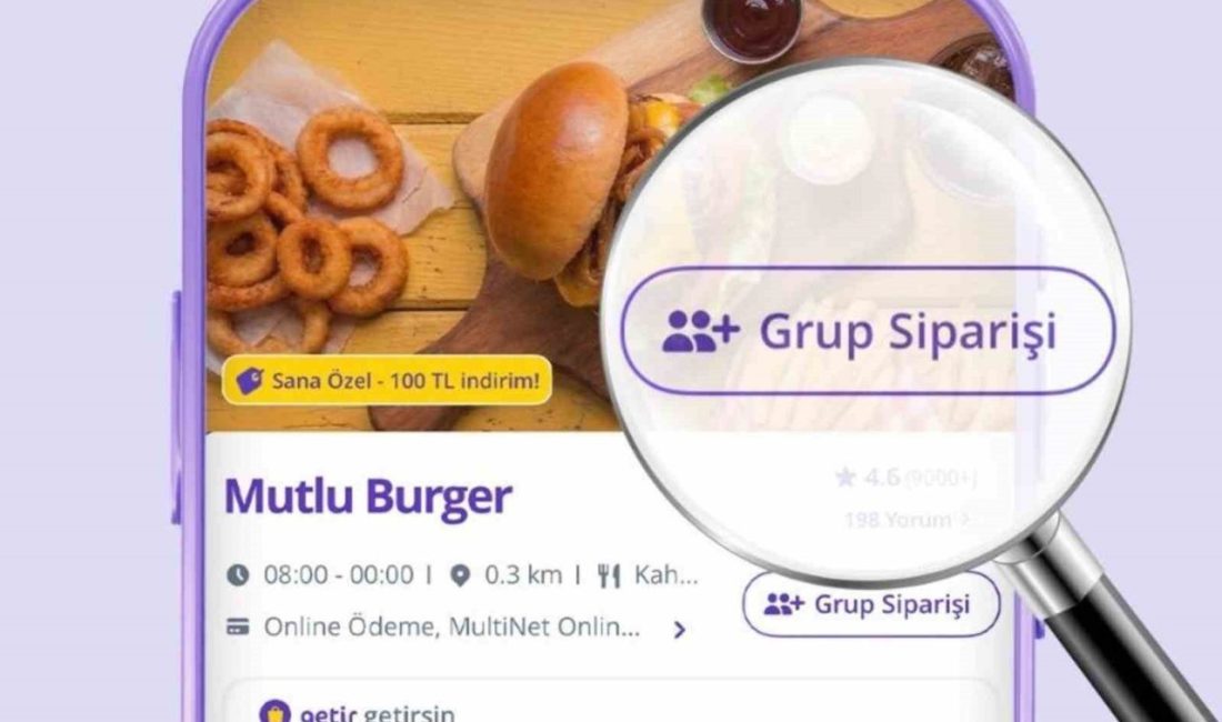 Yemek siparişi platformu GetirYemek, ‘Grup Siparişi’ özelliğini kullanıma sundu. Yeni