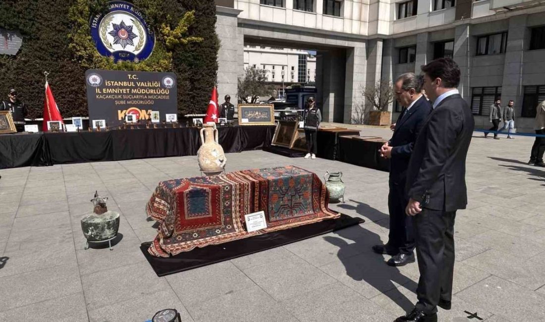 İstanbul’da tarihi eser kaçakçılarına yönelik düzenlenen operasyonlarda, Osmanlı Cihan Devleti’nin
