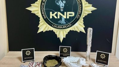 Kırklareli’nin Lüleburgaz ilçesinde uyuşturucu madde ticaretine yönelik düzenlenen operasyonda gözaltına