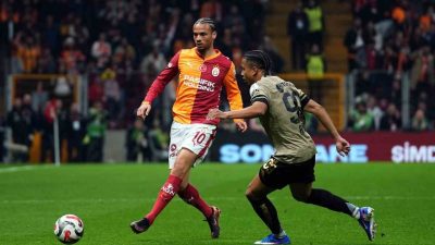 Galatasaray’ın Alman futbolcusu Leroy Sane, Kocaelispor maçıyla bu sezonki 7.
