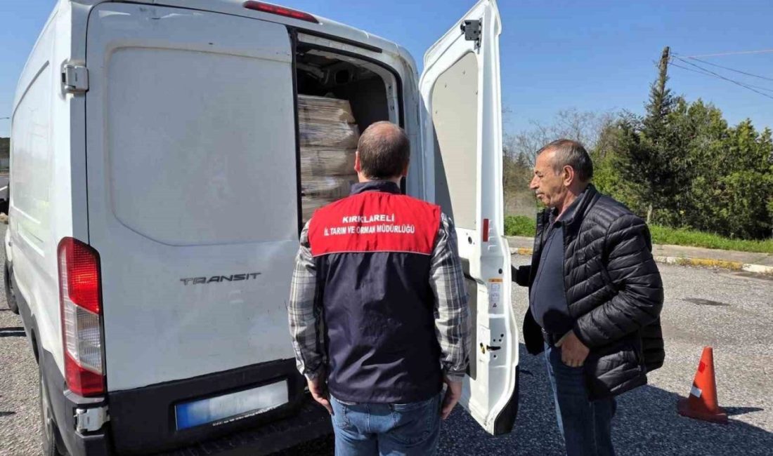 Kırklareli’nin Lüleburgaz ilçesinde, canlı hayvan ve hayvansal ürün nakillerine yönelik