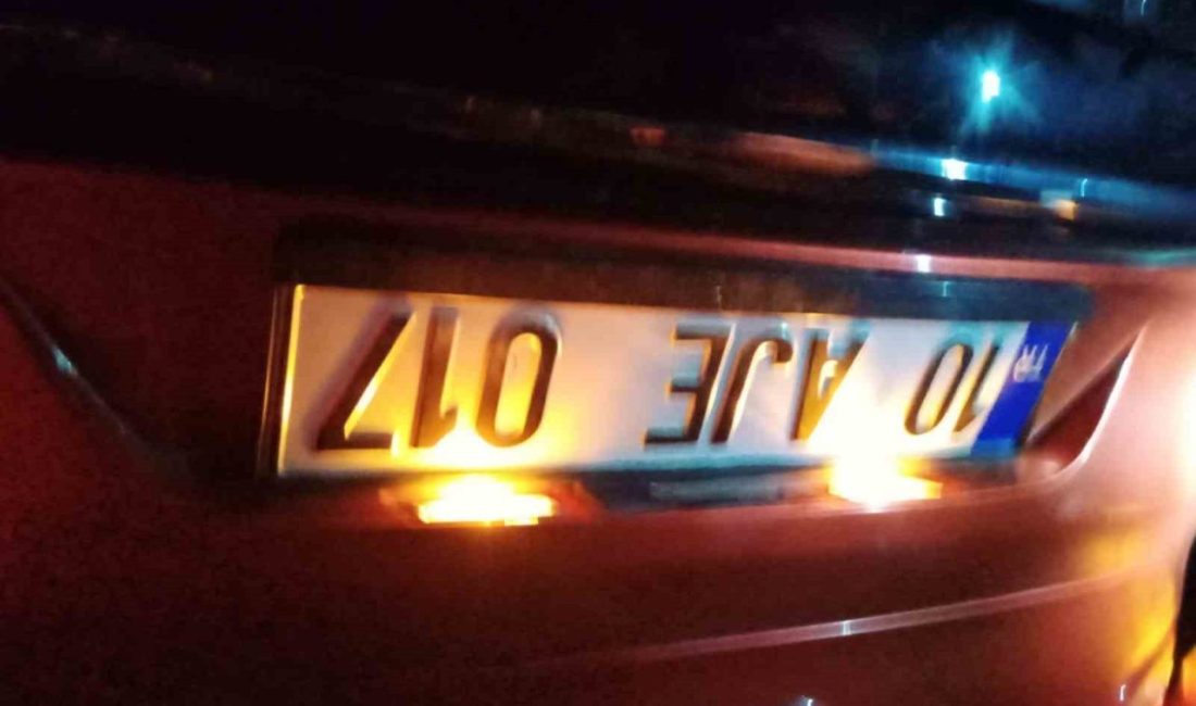 Balıkesir’in Manyas ilçesinde meydana gelen tek taraflı trafik kazasında sürücü