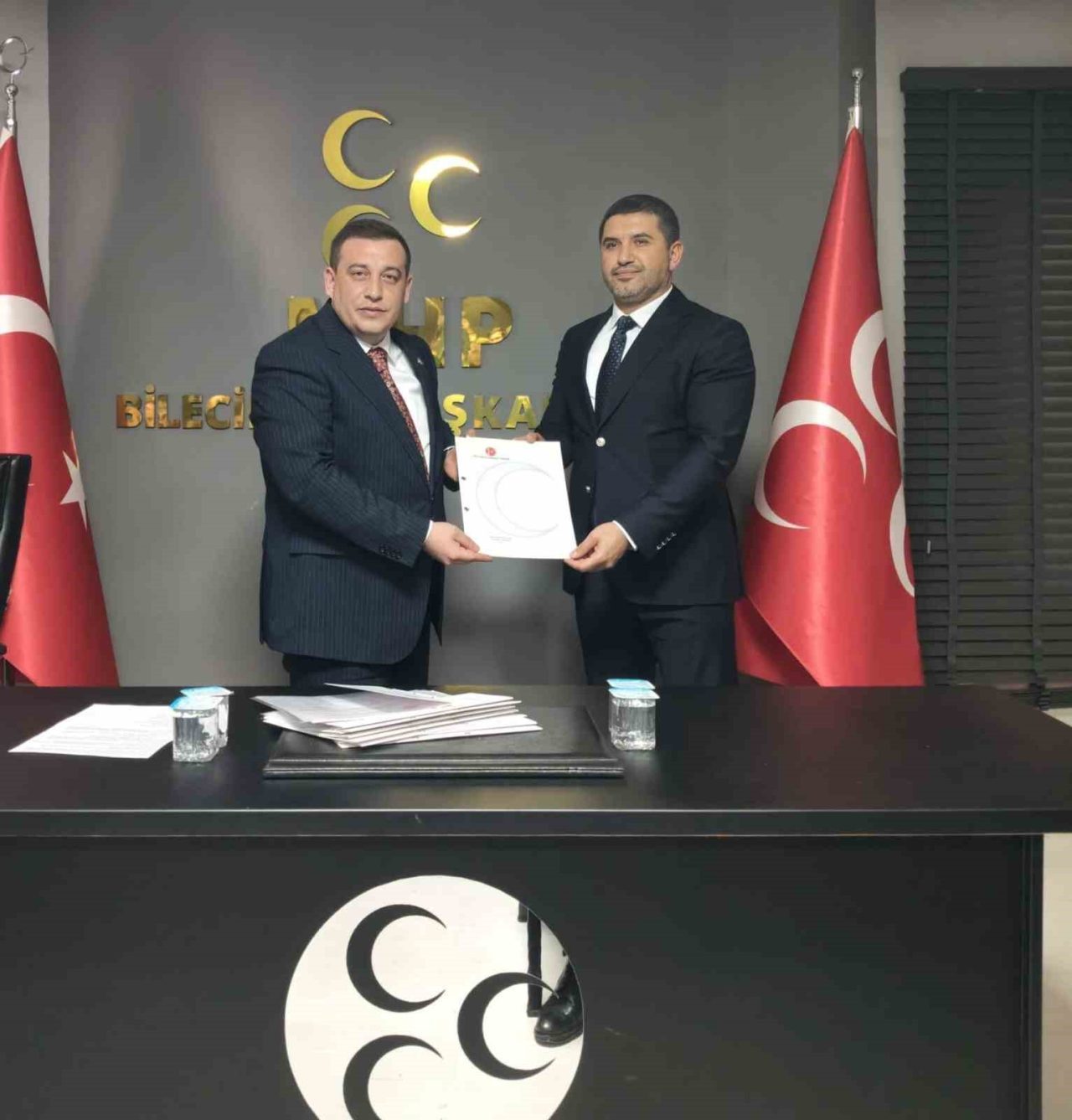 Milliyetçi Hareket Partisi (MHP) Bilecik İl Başkanlığında yaşanan değişimin ardından