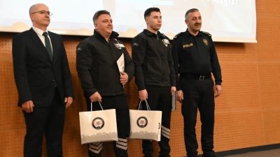 Tekirdağ’da Süleymanpaşa Otogarı’nda uyuşturucu sevkiyatını engelleyen Büyükşehir Belediyesi güvenlik personeli,