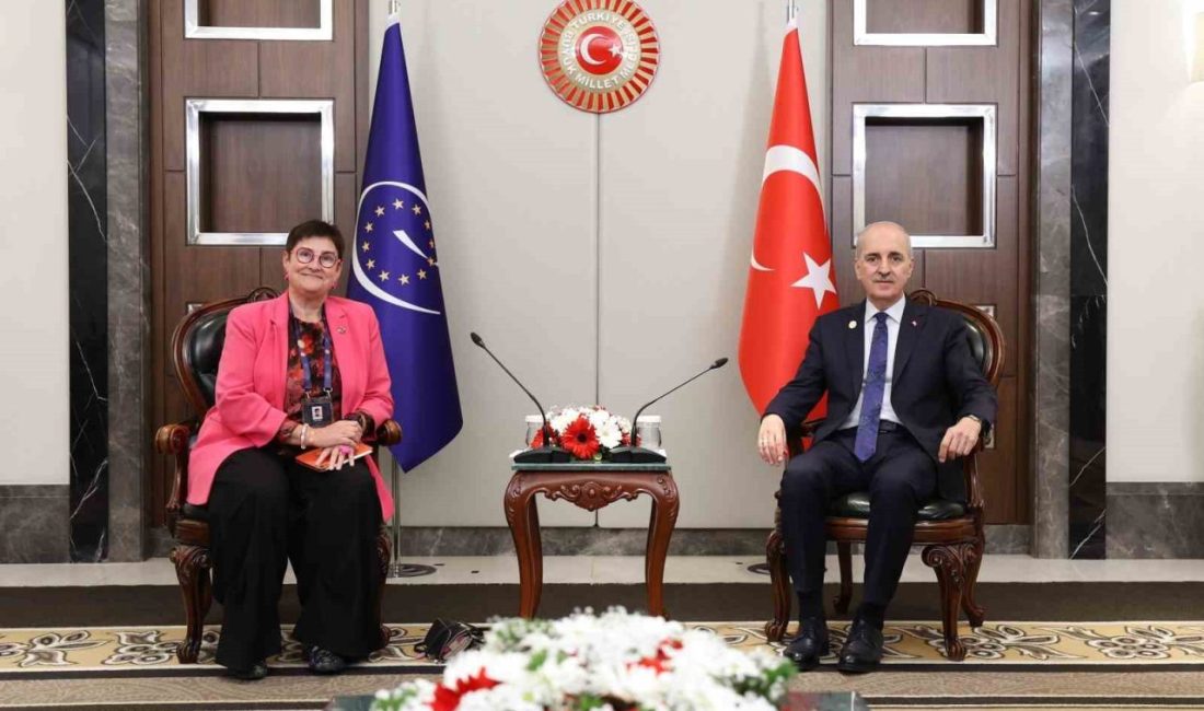TBMM Başkanı Numan Kurtulmuş, Avrupa Konseyi Parlamenter Meclisi Başkanı Petra