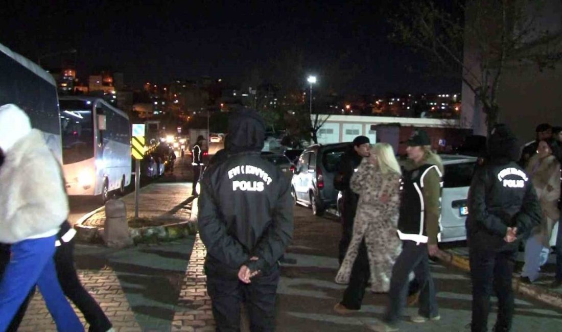 İstanbul’da uyuşturucu ve fuhuş soruşturması kapsamında yapılan operasyonda gözaltına alınan