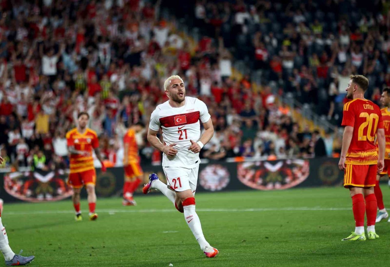 Milli futbolcu Barış Alper Yılmaz, Kuzey Makedonya karşılaşmasıyla A Milli