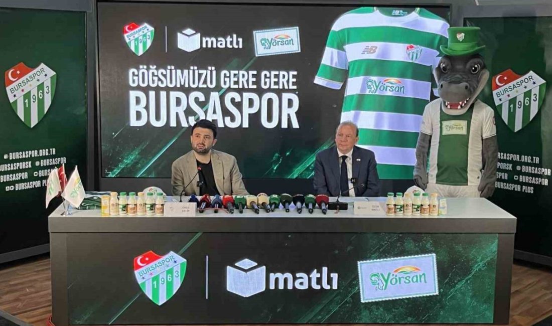 Bursaspor, 2026-2027 sezonunu kapsayan ve yıllık 70 milyonluk getirisi olan