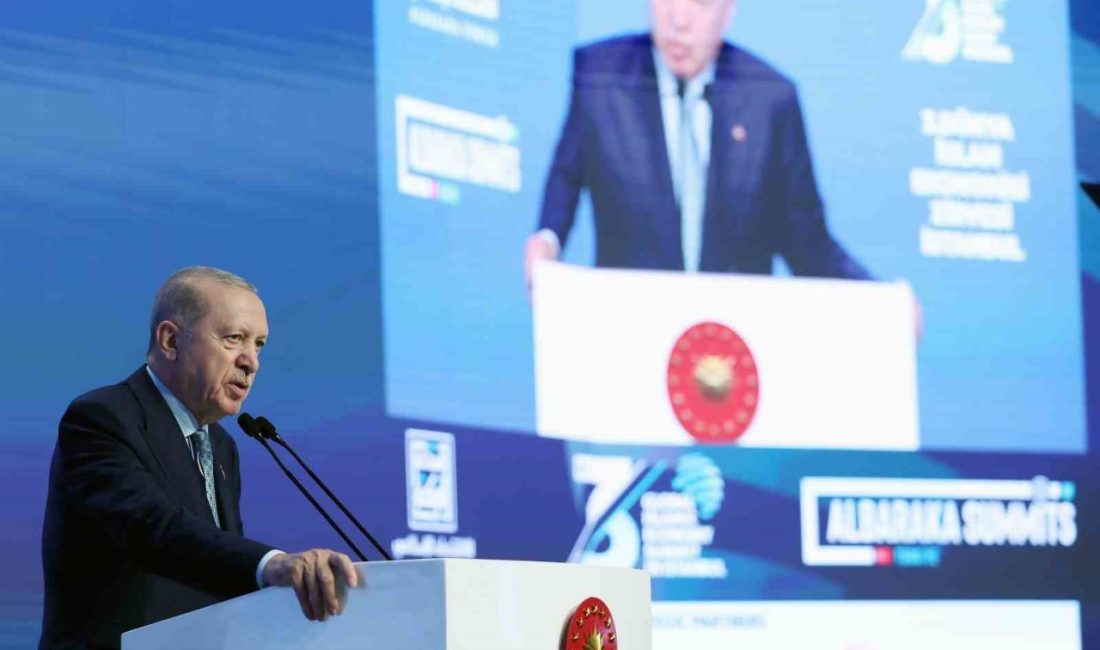 3’üncü Küresel İslami Ekonomi Zirvesi’nde konuşan Cumhurbaşkanı Recep Tayyip Erdoğan,