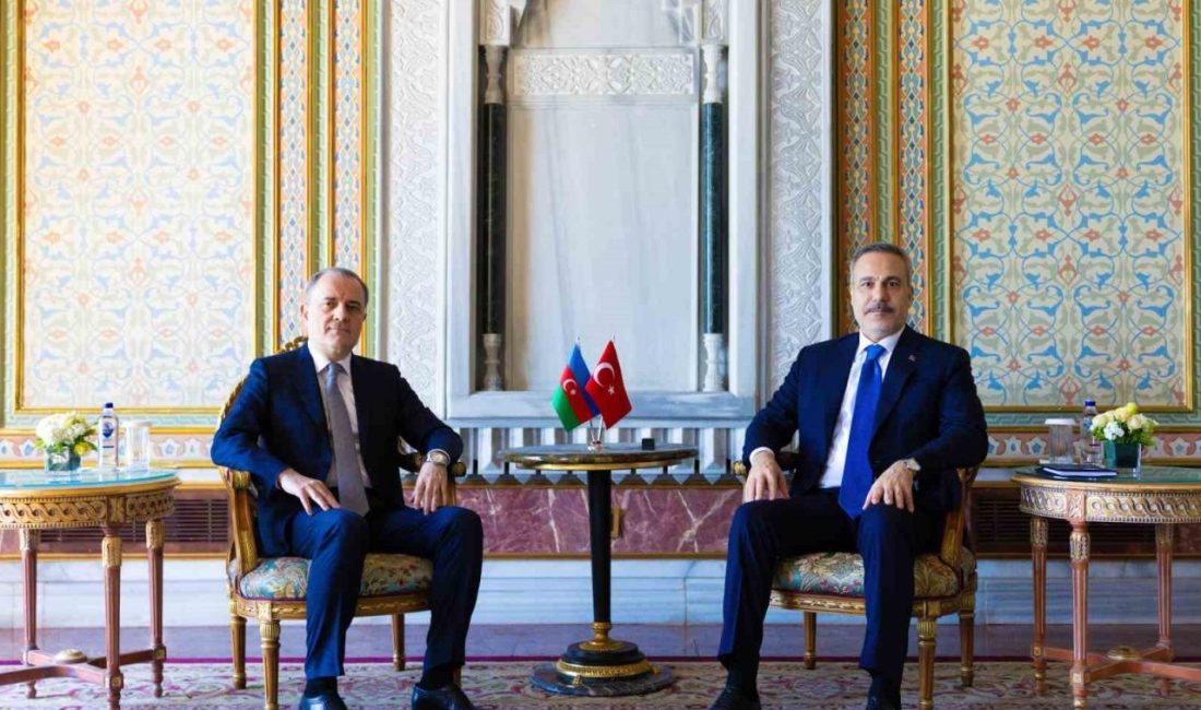 Dışişleri Bakanı Hakan Fidan, Azerbaycan Dışişleri Bakanı Ceyhun Bayramov ile