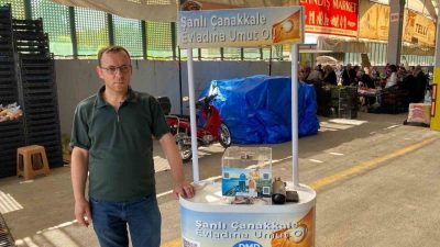 Çanakkale’nin Biga ilçesinde DMD hastası İsa Berat Emre için toplanan