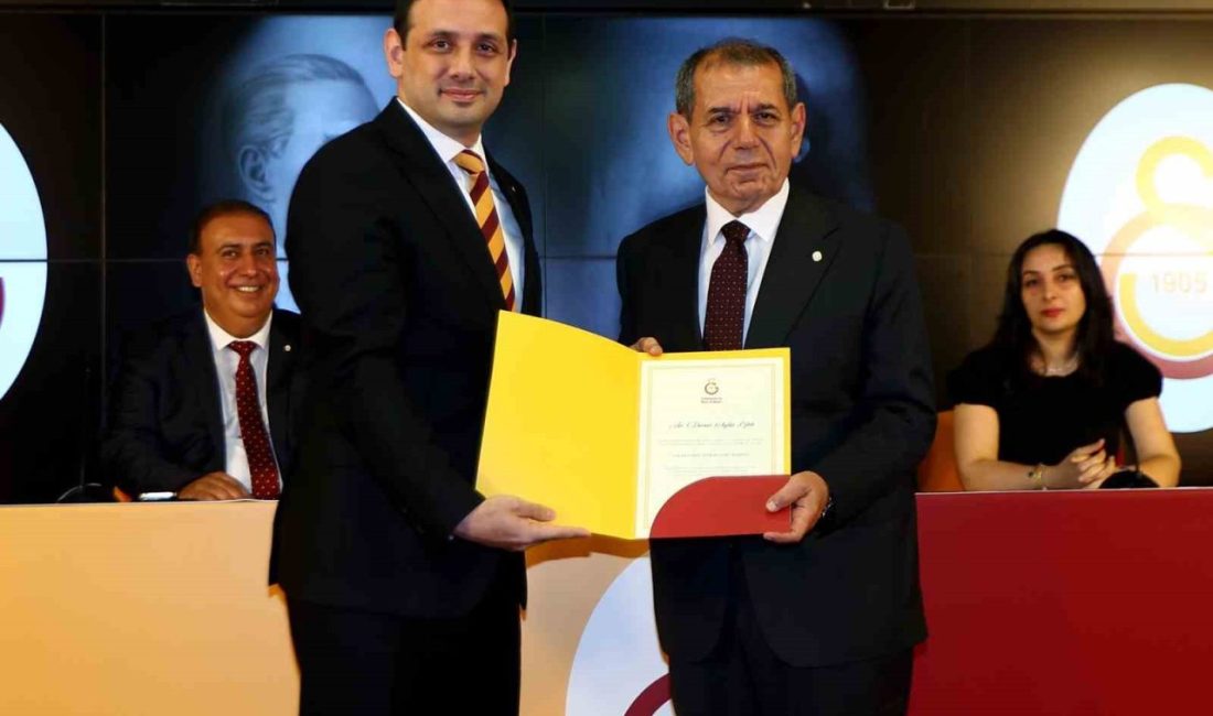 Galatasaray Spor Kulübü Olağan Seçim Genel Kurulu’nda yeniden başkan seçilen