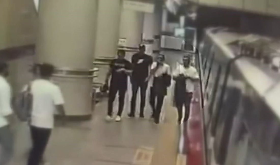 Şişli’deki Gayrettepe Metro İstasyonu’nda bir vatandaşın cep telefonunu çaldığı belirlenen
