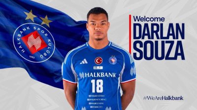 Efeler Ligi ekiplerinden Halkbank, Brezilyalı pasör çaprazı Darlan Souza ile