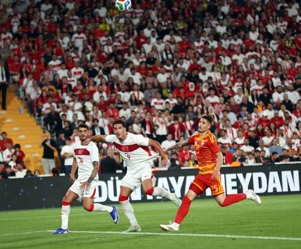 A Milli Futbol Takımı, hazırlık maçında konuk ettiği Kuzey Makedonya’yı