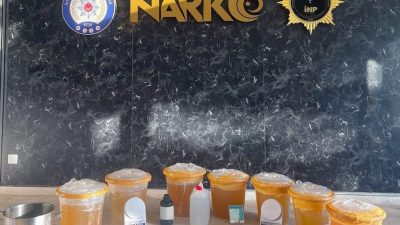 İstanbul Emniyet Müdürlüğü Narkotik Suçlarla Mücadele Şube Müdürlüğü’nce, Küçükçekmece’de bir