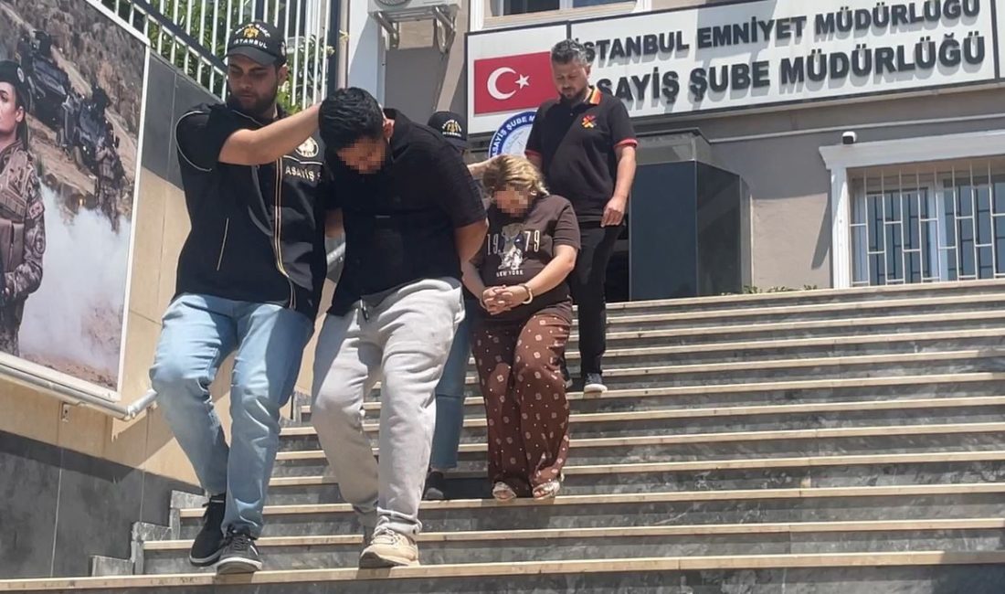 İstanbul Başakşehir’de bulunan bir markette alışveriş yapan müşterinin alışveriş arabasının