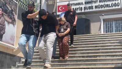 İstanbul Başakşehir’de bulunan bir markette alışveriş yapan müşterinin alışveriş arabasının