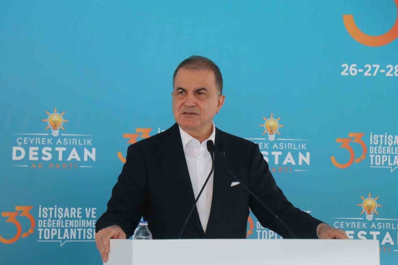 AK Parti Sözcüsü Ömer Çelik, “Artık terör örgütünün silah bırakması