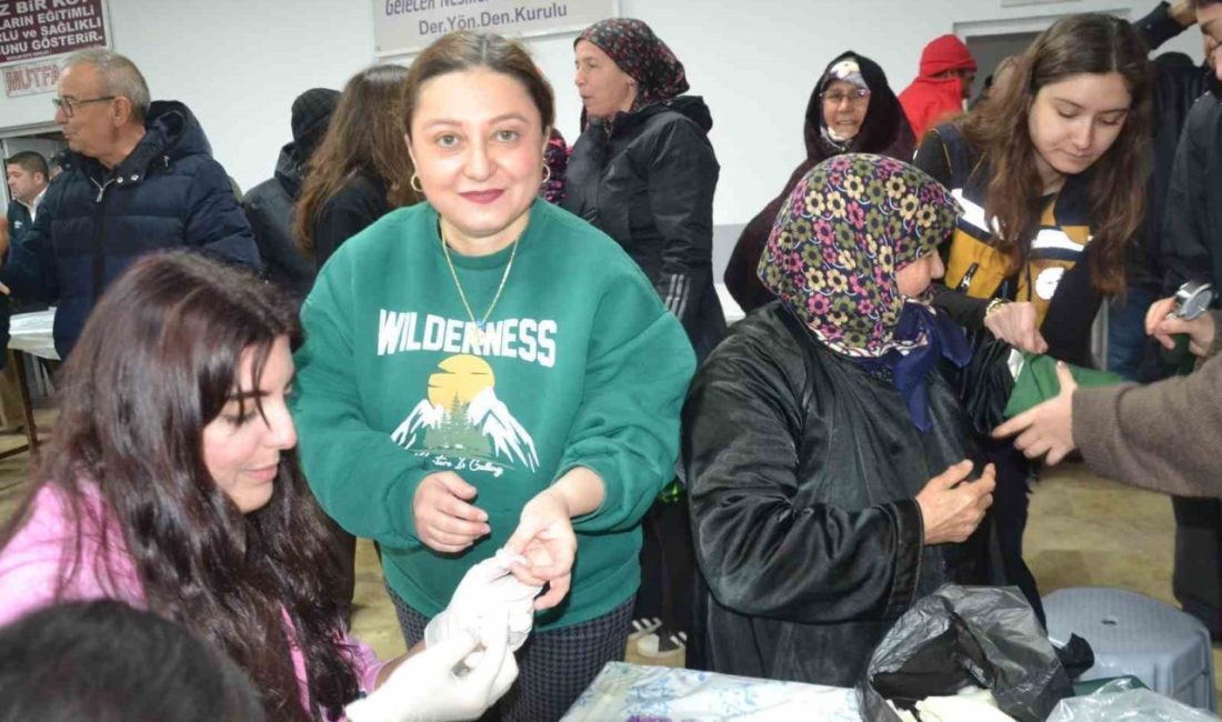 Balıkesir Üniversitesi Sağlık Akademisi Topluluğu’ndan Balya’nın kırsal Kayalar mahallesinde “Yerinde