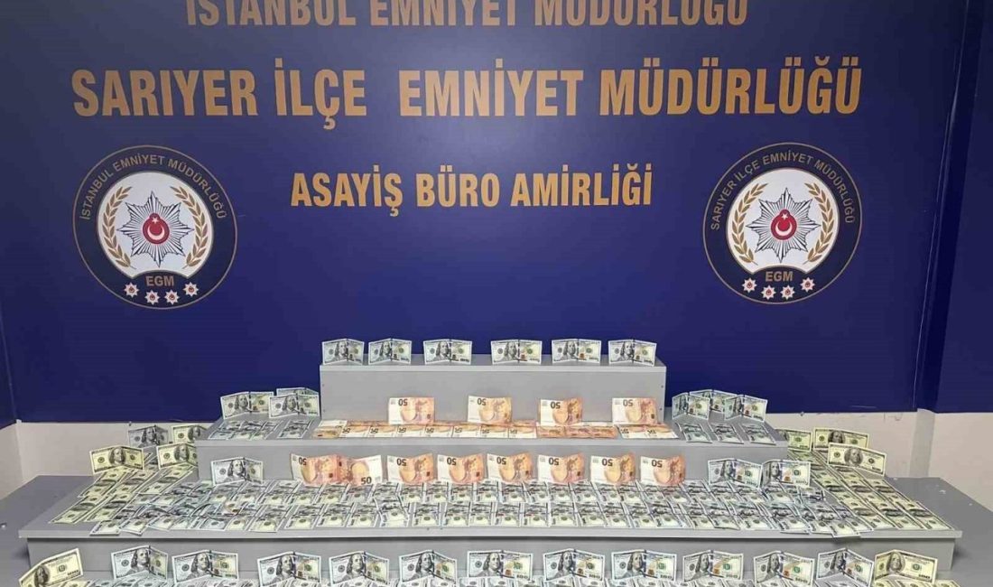İstanbul’un Sarıyer ilçesinde bir AVM içerisindeki bankaya giden kadın, yanında