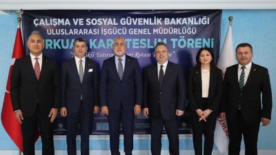 SOCAR Türkiye yöneticilerine, Çalışma ve Sosyal Güvenlik Bakanlığı tarafından, İstanbul’da