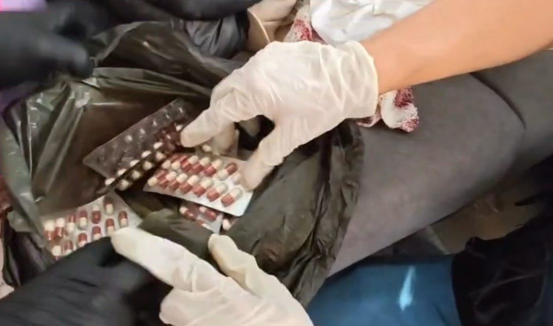 Tekirdağ’ın Süleymanpaşa ilçesinde düzenlenen operasyonda 403 sentetik hap ile çeşitli