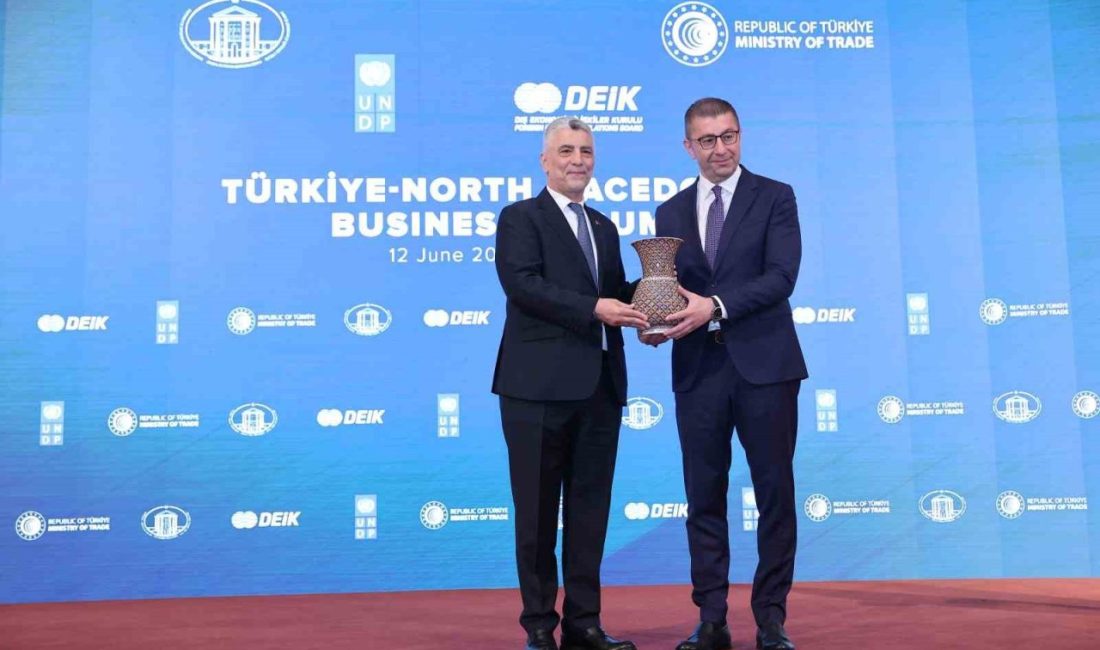 Türkiye-Kuzey Makedonya İş Forumu’nun kapanış töreni, Kuzey Makedonya Başbakanı Hristijan