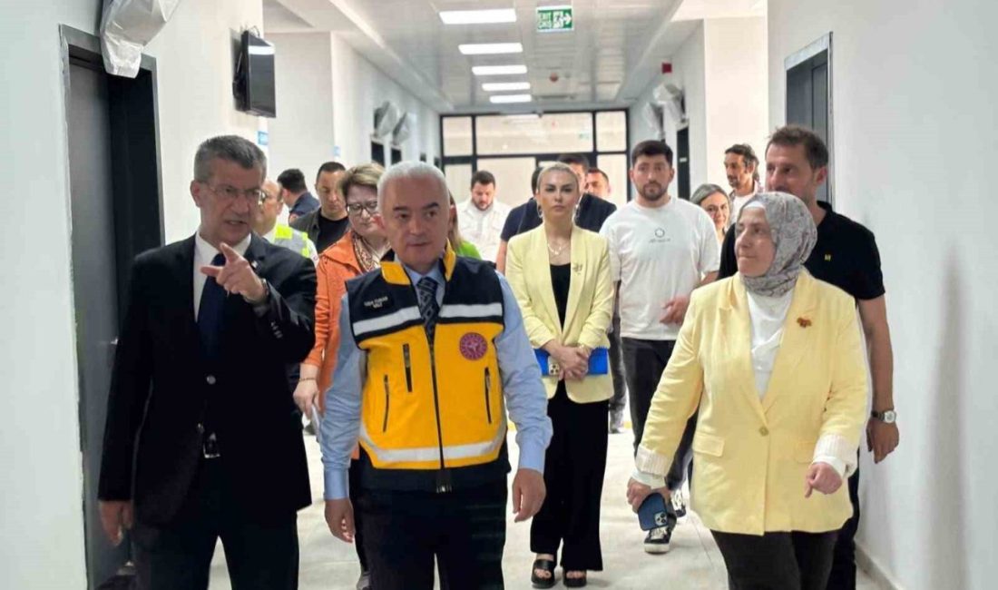 Kırklareli Valisi Uğur Turan, Babaeski ilçesinde yapımı devam eden sağlık