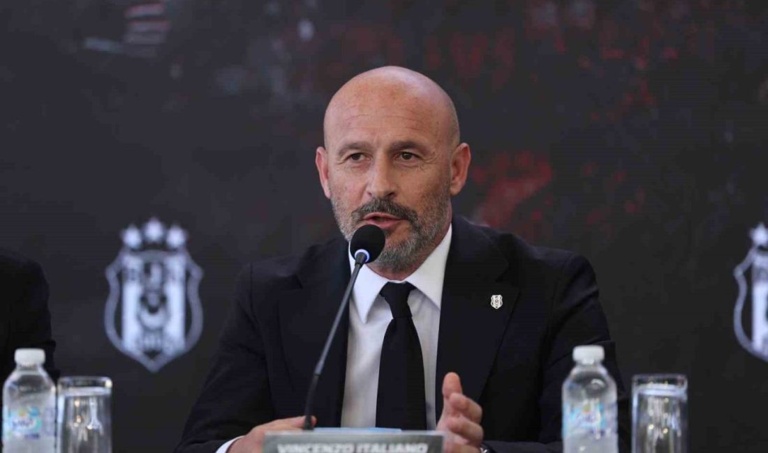 Beşiktaş’ın yeni teknik direktörü Vincenzo Italiano, teknik heyet ve yönetimle