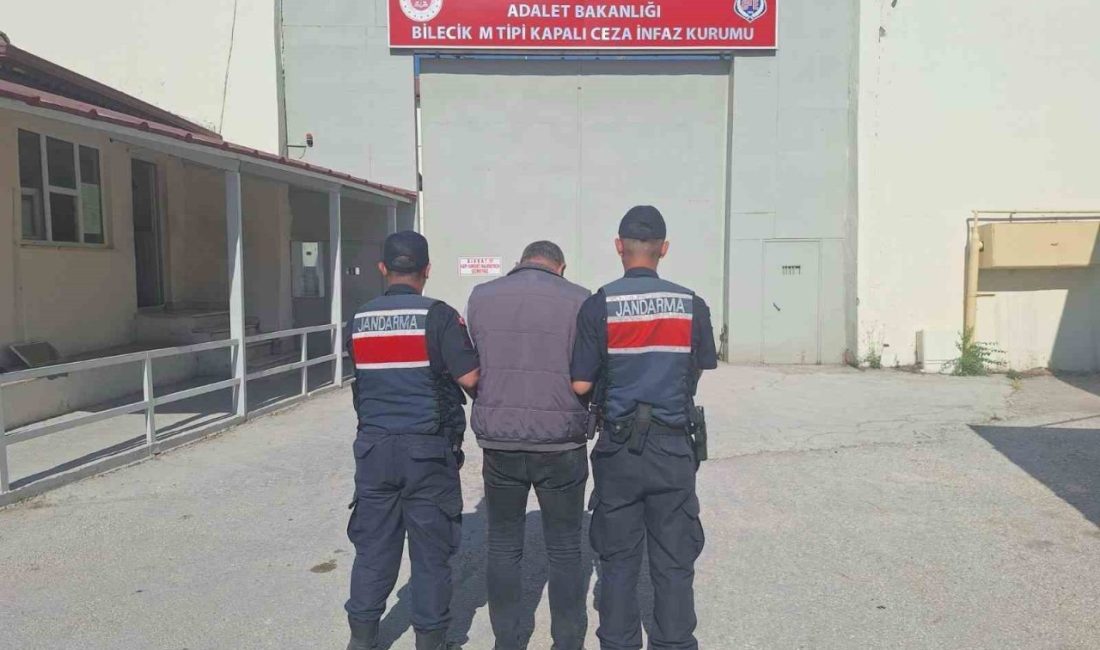 Bilecik’te 3 yıl 1 ay 15 gün hapis cezasıyla aranan