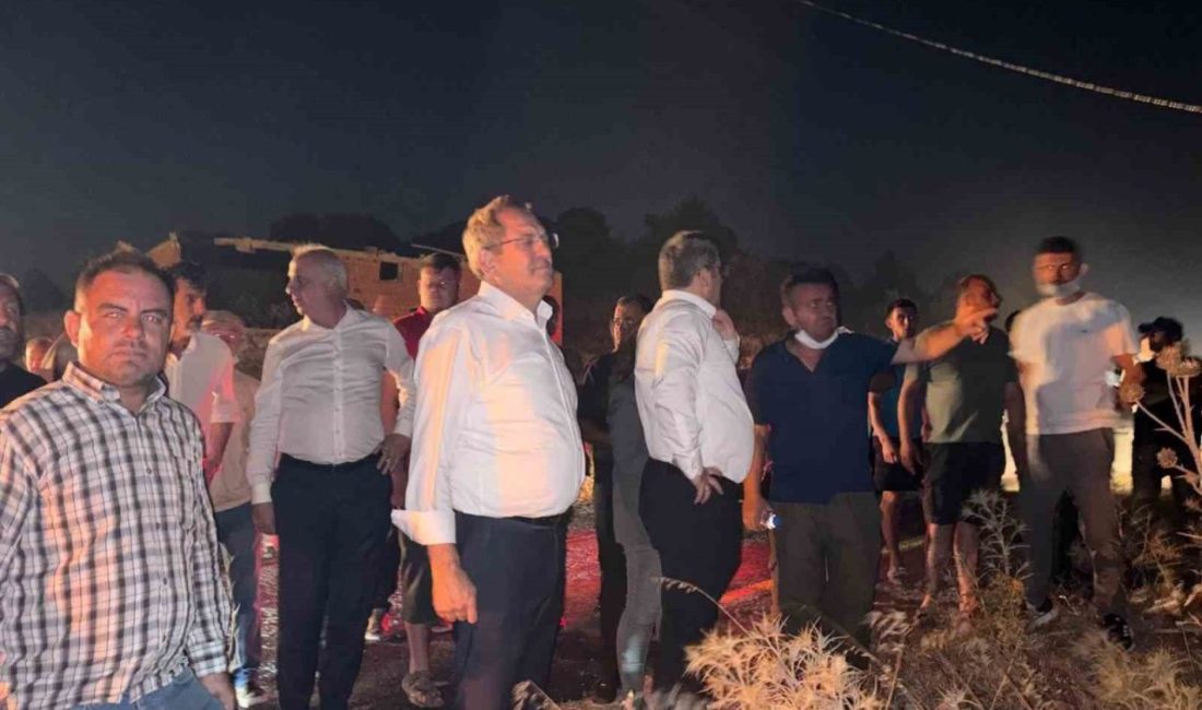 Balıkesir’in Gömeç ilçesinde başlayan ve Ayvalık’ın Bağyüzü Mahallesi çevresine sıçradıktan