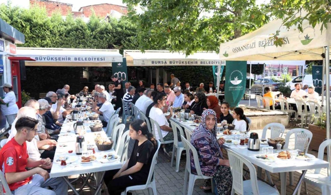 Osmangazi Belediye Başkanı Erkan Aydın, mahalle buluşmaları kapsamında Alemdar Mahallesi’nde
