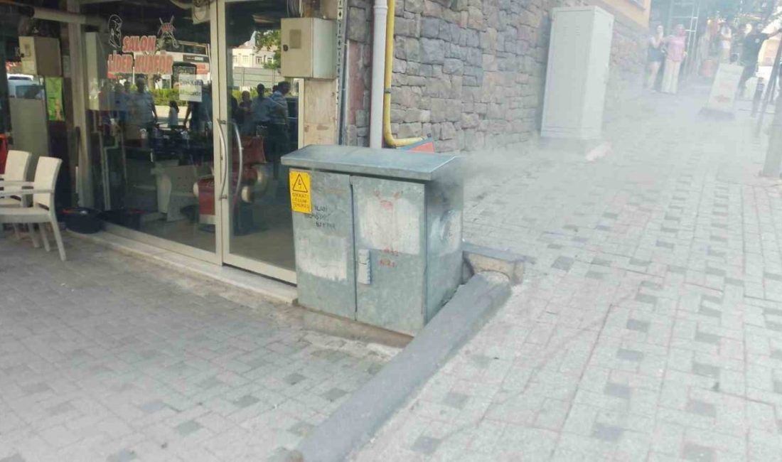 Bilecik’te bir elektrik trafosunda meydana gelen patlama sonrası çıkan duman