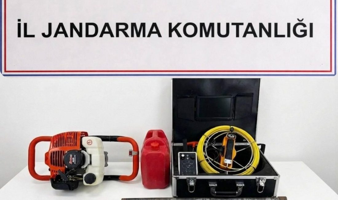 Bilecik’te alan tarama ve sondaj makineleriyle ile kaçak sondaj yaptıkları