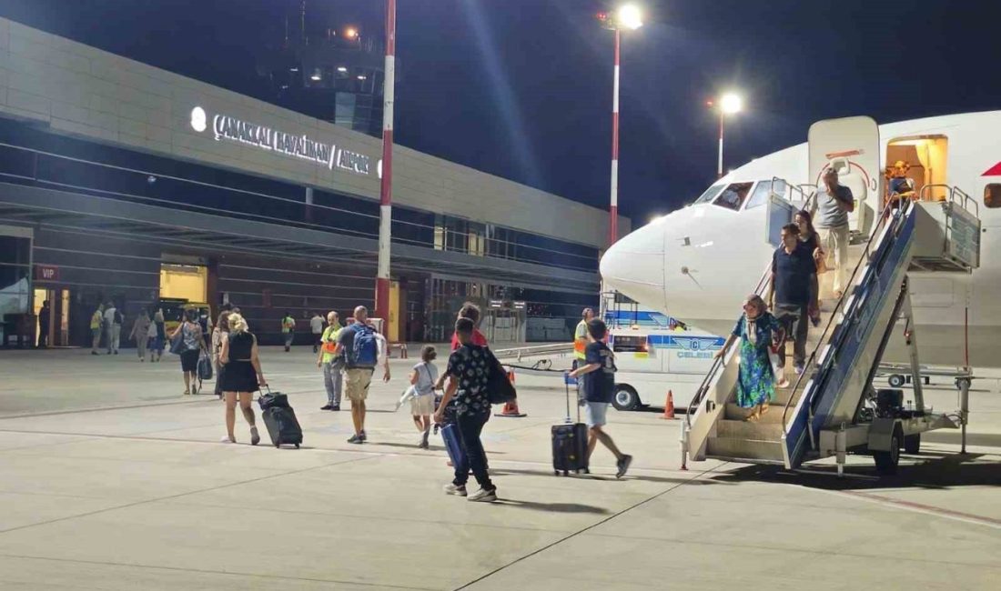 Çanakkale Havalimanı’nı haziran ayında 10 bin 373 yolcu tercih etti.