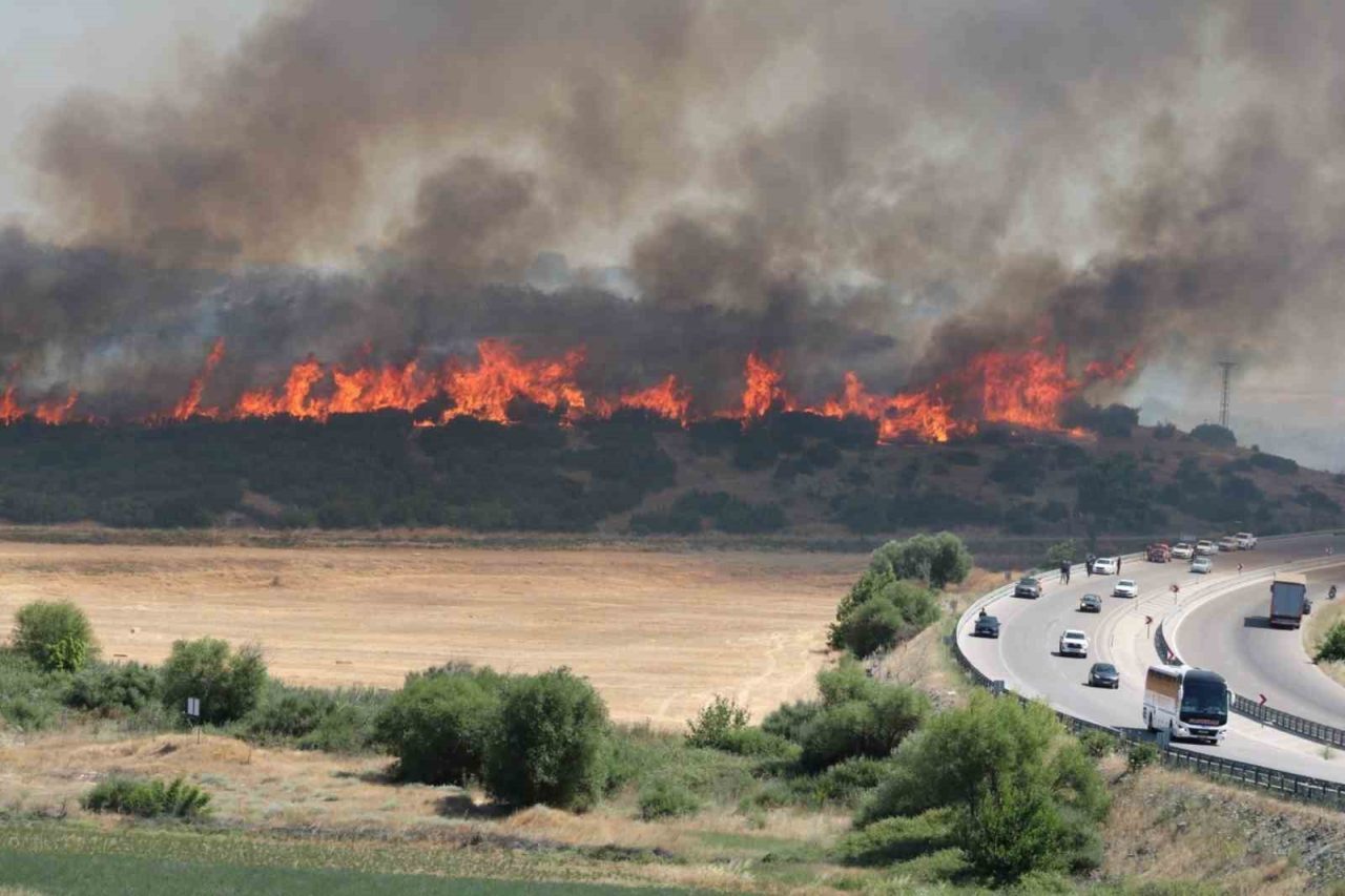 Çanakkale’de 4 gün boyunca hava şartları nedeniyle orman yangını riskinin