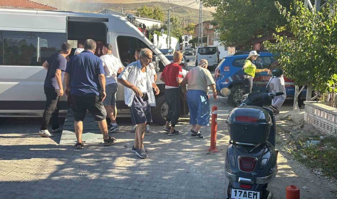 Çanakkale’de çıkan orman yangınında tedbir amaçlı özel yaşlı bakım merkezinde