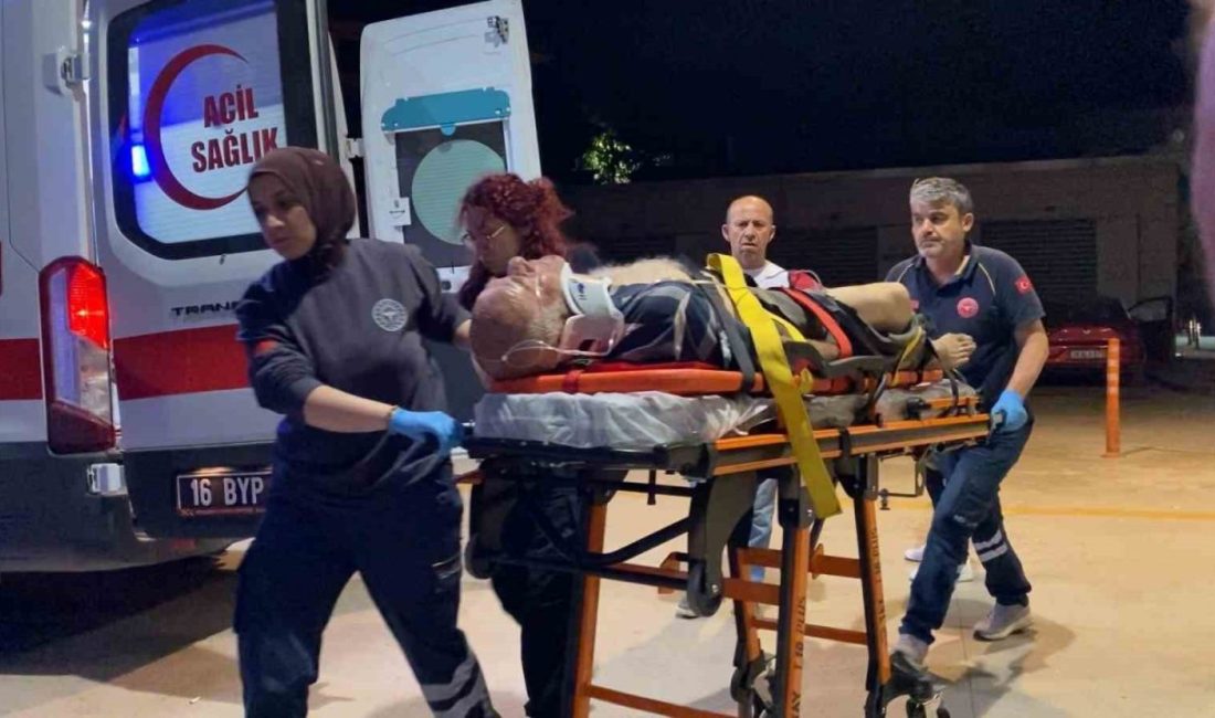 Bursa’nın İnegöl ilçesinde meydana gelen traktör kazasında, devrilen traktörün sürücüsü
