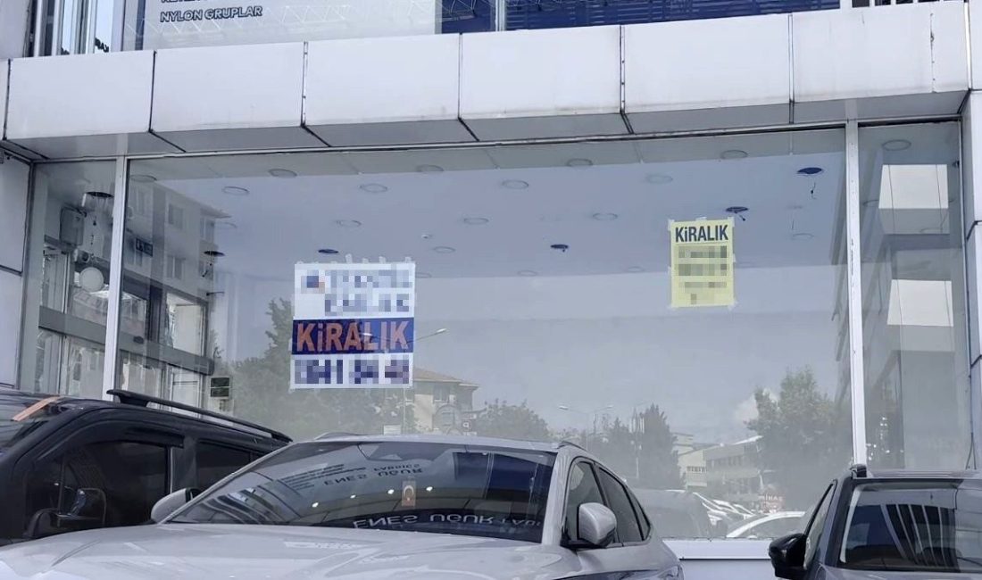 Ticari gayrimenkul piyasasında son dönemde kiralık iş yeri ilanlarının sayısı