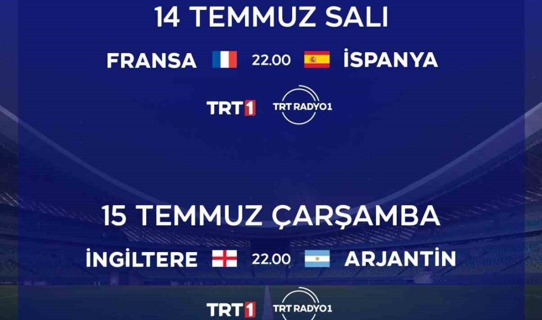 2026 FIFA Dünya Kupası’nda yarı final heyecanı yarın başlıyor. Turun