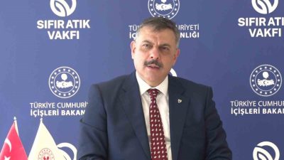 İçişleri Bakanı Mustafa Çiftçi, “Sıfır atık konusunda Sıfır Atık Vakfımızla